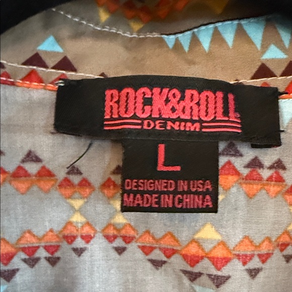 Colorful Patterned Button Down Shirt - Picture 2 of 4